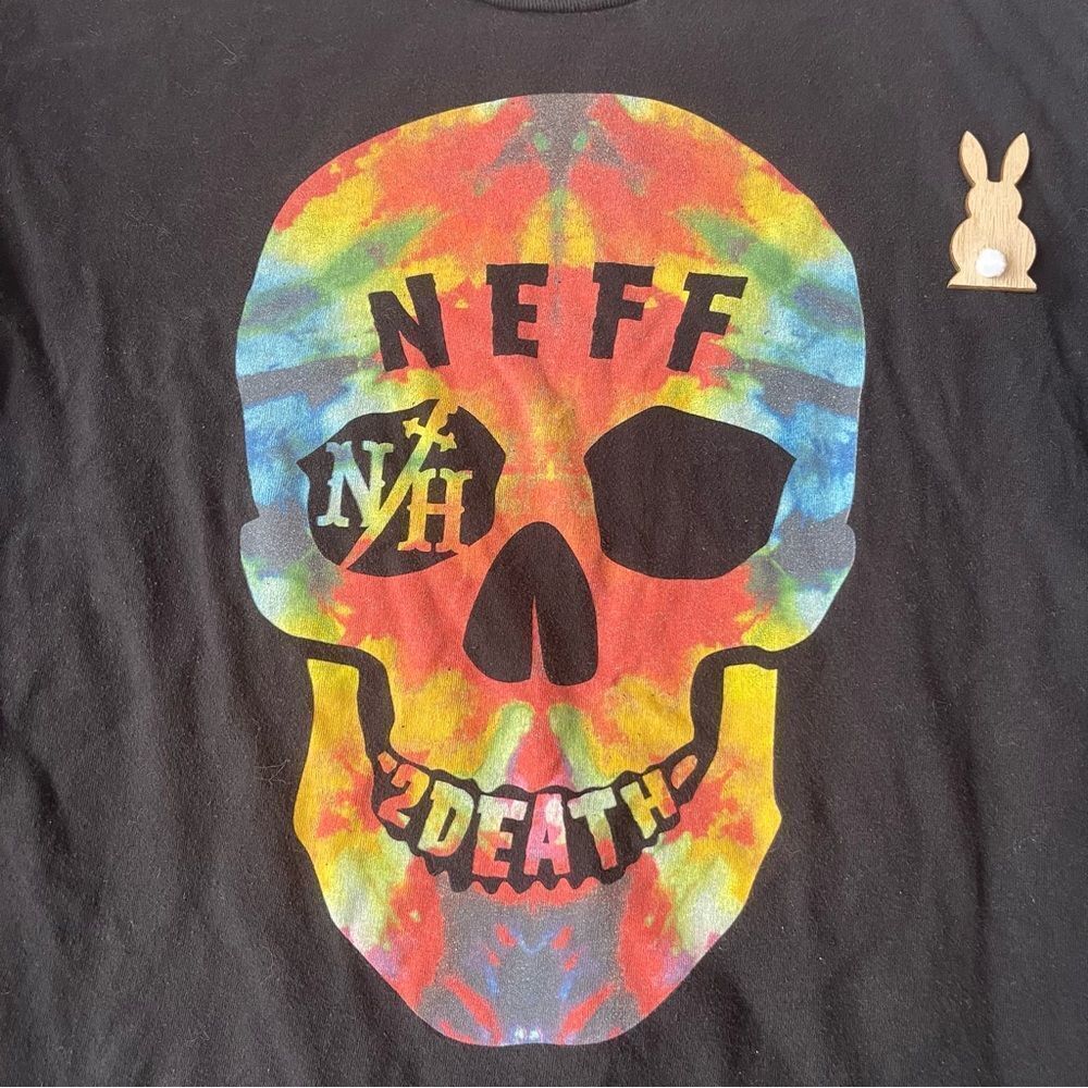 Neff the dye skull tee size M - Picture 2 of 7